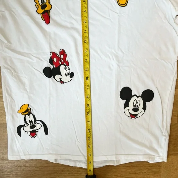 Lauren Moshi x Disney Limited Edition Mickey Minnie And Crew White T-Shirt Large - Picture 6 of 9